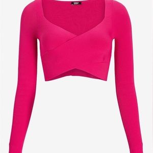 NWOT, Pink Express crop top